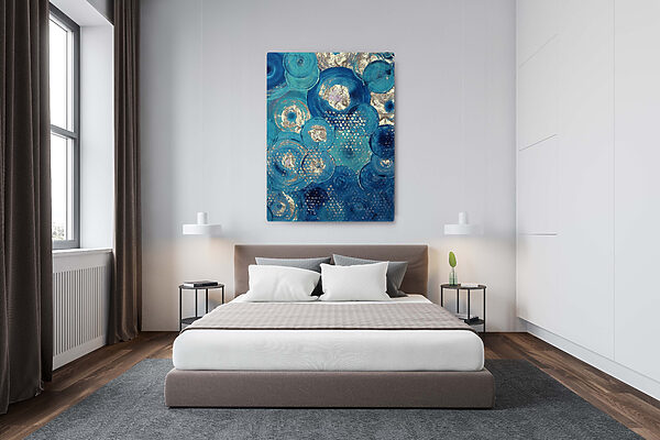 Motifs circulaires d'un bleu éclatant à la surface s01035pib1m 600x400 - Motifs circulaires d'un bleu éclatant à la surface - tegory