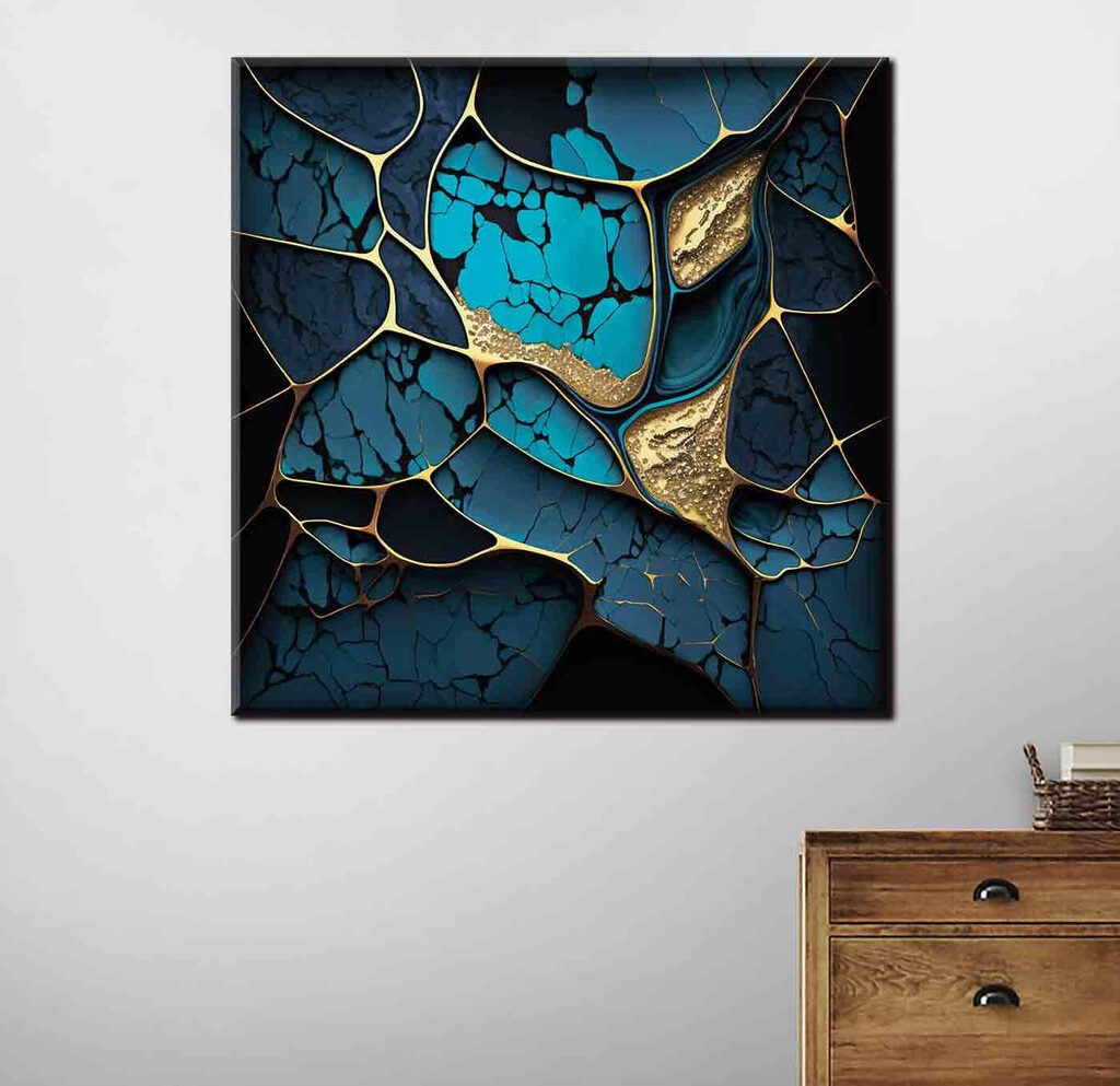 Élégance abstraite turquoise et bronze s35415pig41 1024x993 - Élégance abstraite turquoise et bronze - tegory