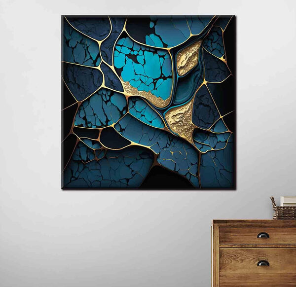 Élégance abstraite turquoise et bronze s35415pig41 600x582 - Élégance abstraite turquoise et bronze - tegory