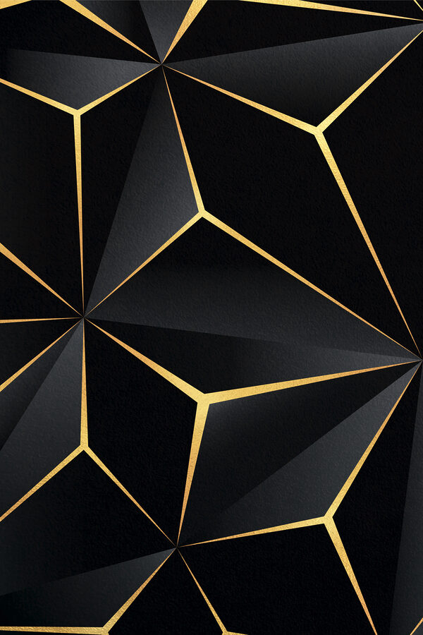 Élégant motif géométrique noir avec accents Élégant motif géométrique noir avec accents