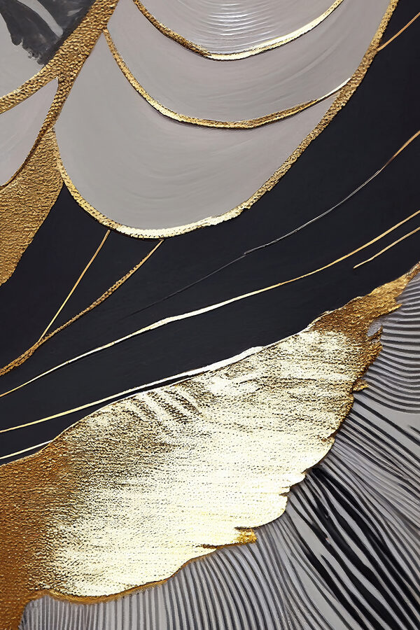 Gros plan sur une peinture Gros plan sur une peinture