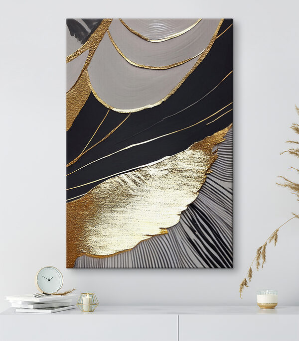 Gros plan sur une peinture Gros plan sur une peinture