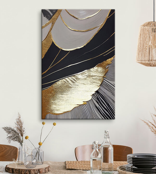 Gros plan sur une peinture Gros plan sur une peinture
