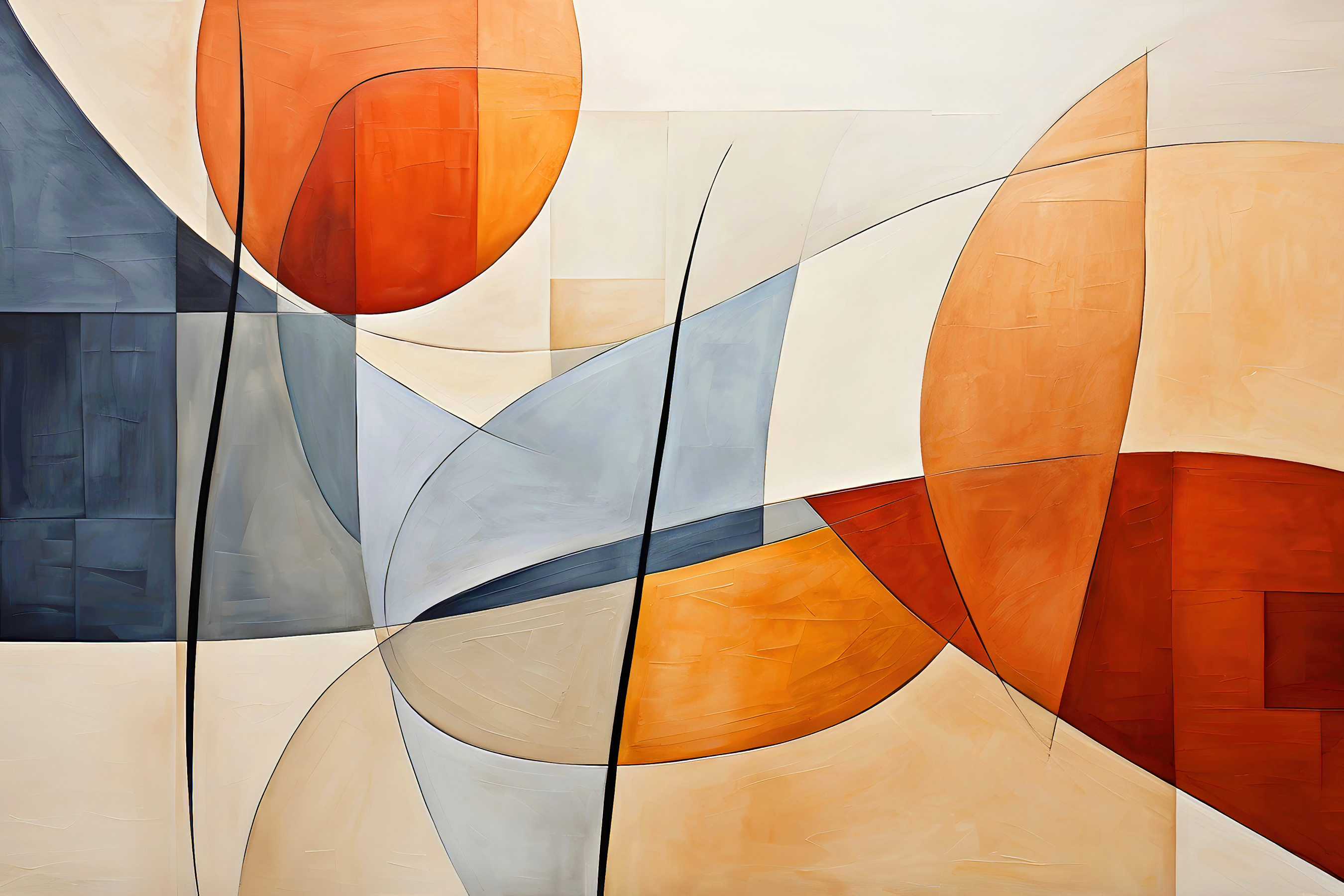 s37285p - Une peinture de cercles et de lignes - tegory