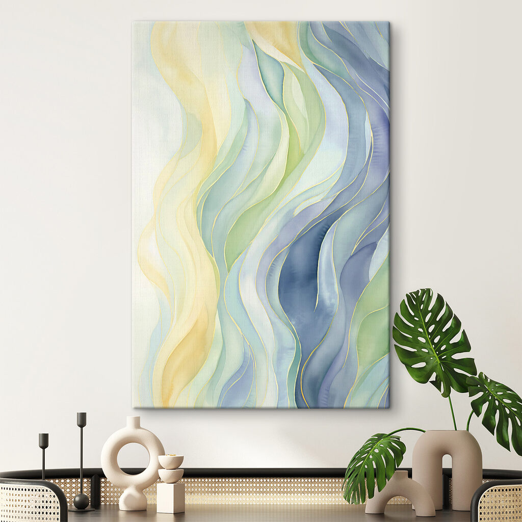 Lignes ondulées colorées sur une surface blanche s37504pig116 1024x1024 - Lignes ondulées colorées sur une surface blanche - tegory