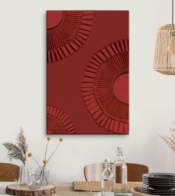 Un motif circulaire rouge sur fond rouge s38110piq24m 600x670 - Un motif circulaire rouge sur fond rouge - tegory
