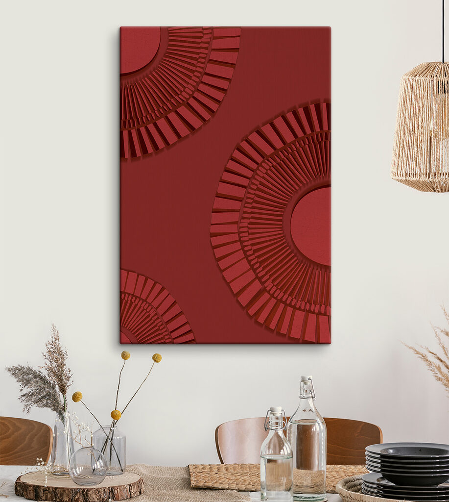 s38110piq24m 917x1024 - Un motif circulaire rouge sur fond rouge - tegory