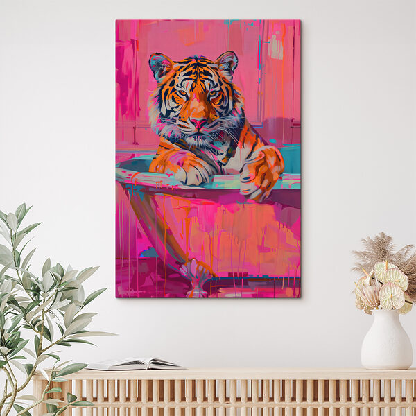 Un tigre dans une baignoire Un tigre dans une baignoire