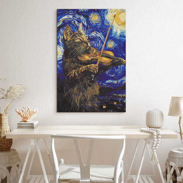 s38265pig306m 600x600 - Un chat jouant du violon - tegory