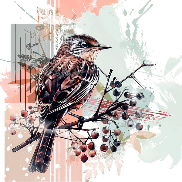 Un oiseau sur une branche Un oiseau sur une branche