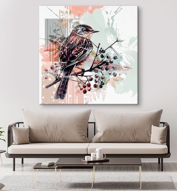 Un oiseau sur une branche Un oiseau sur une branche