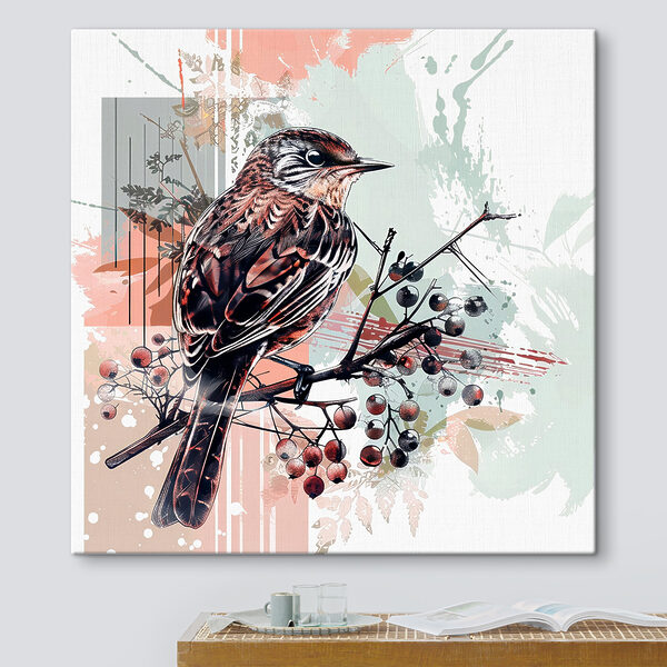 Un oiseau sur une branche Un oiseau sur une branche