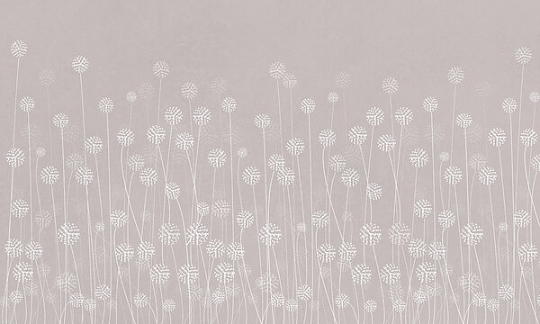 Fleurs blanches sur fond gris Fleurs blanches sur fond gris