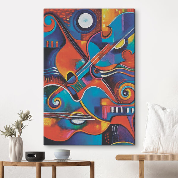 Une œuvre d'art colorée Une œuvre d'art colorée