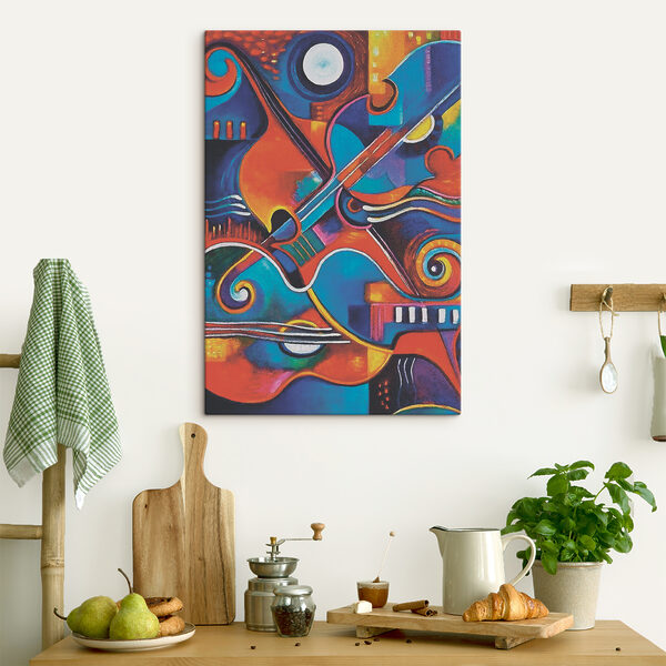 Une œuvre d'art colorée Une œuvre d'art colorée