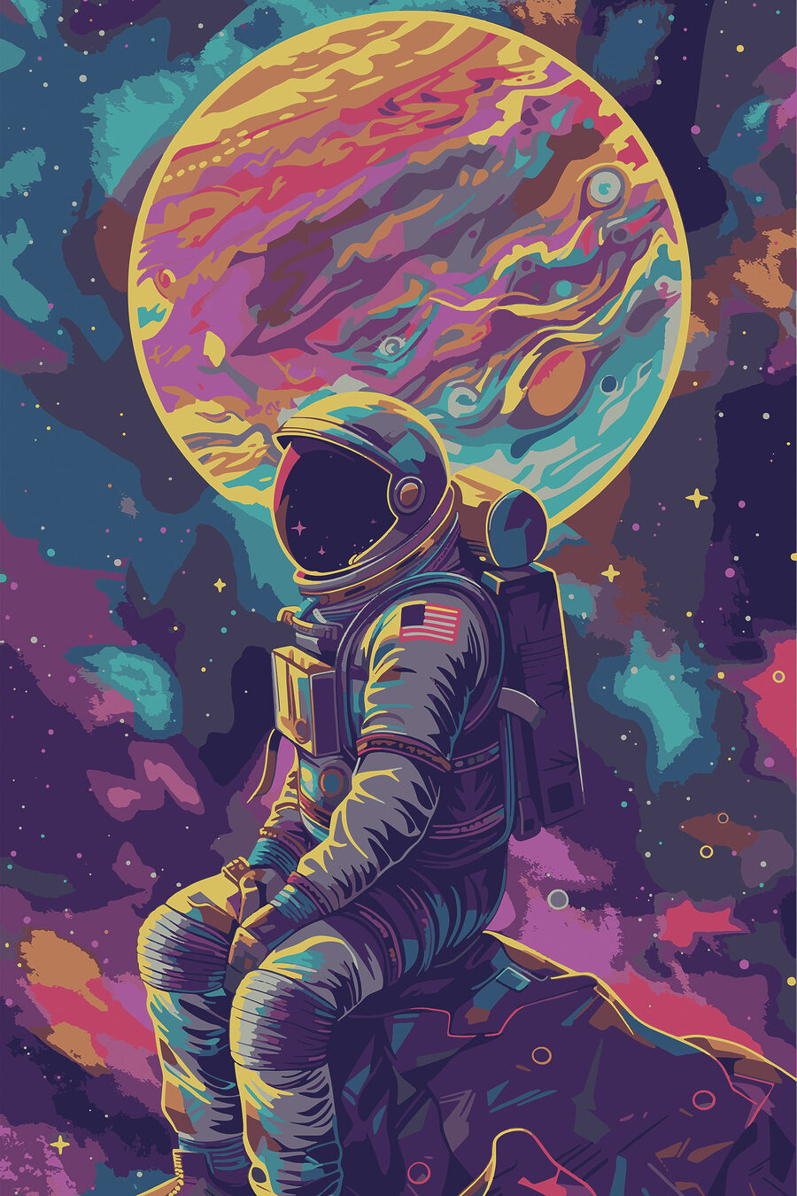 Un astronaute dans l'espace Un astronaute dans l'espace
