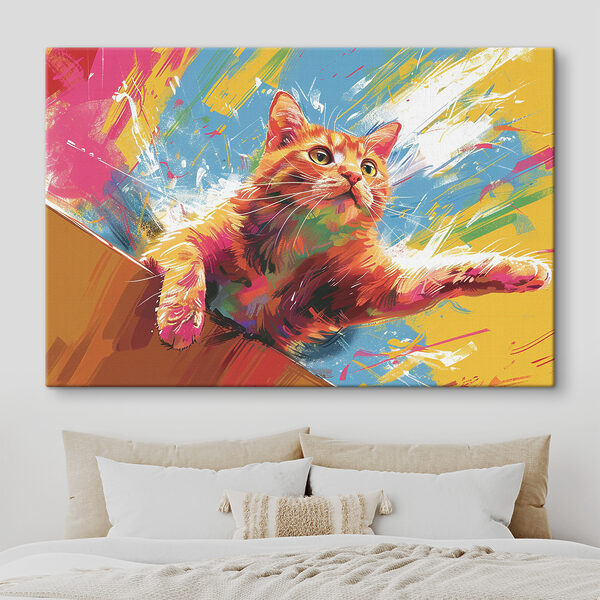 Un chat qui sort la patte Un chat qui sort la patte