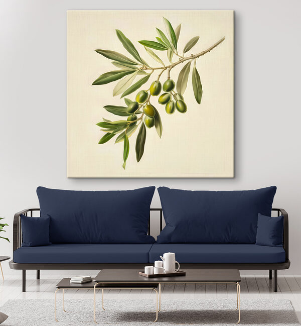 Un fruit vert sur une branche Un fruit vert sur une branche