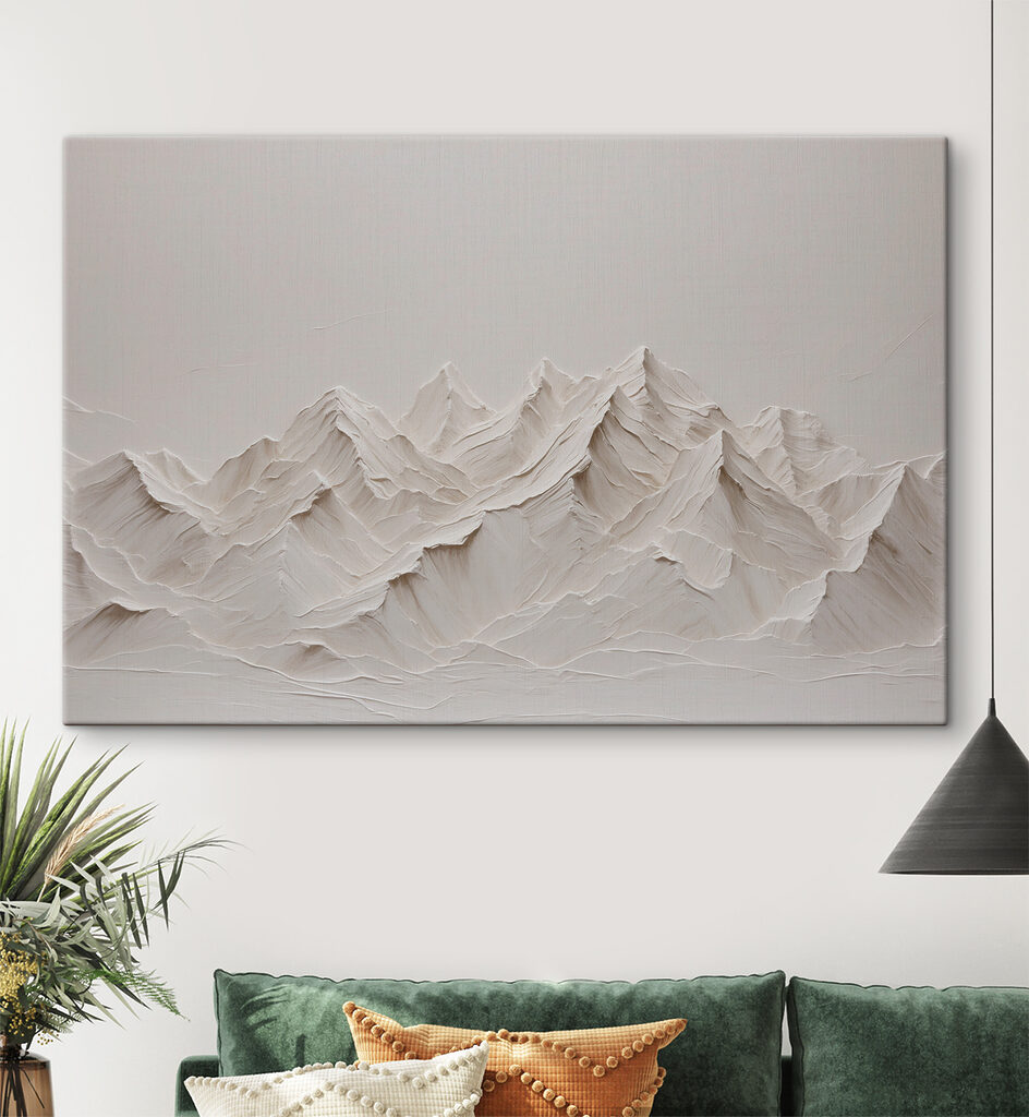 A white mountain range with snow A white mountain range with snow