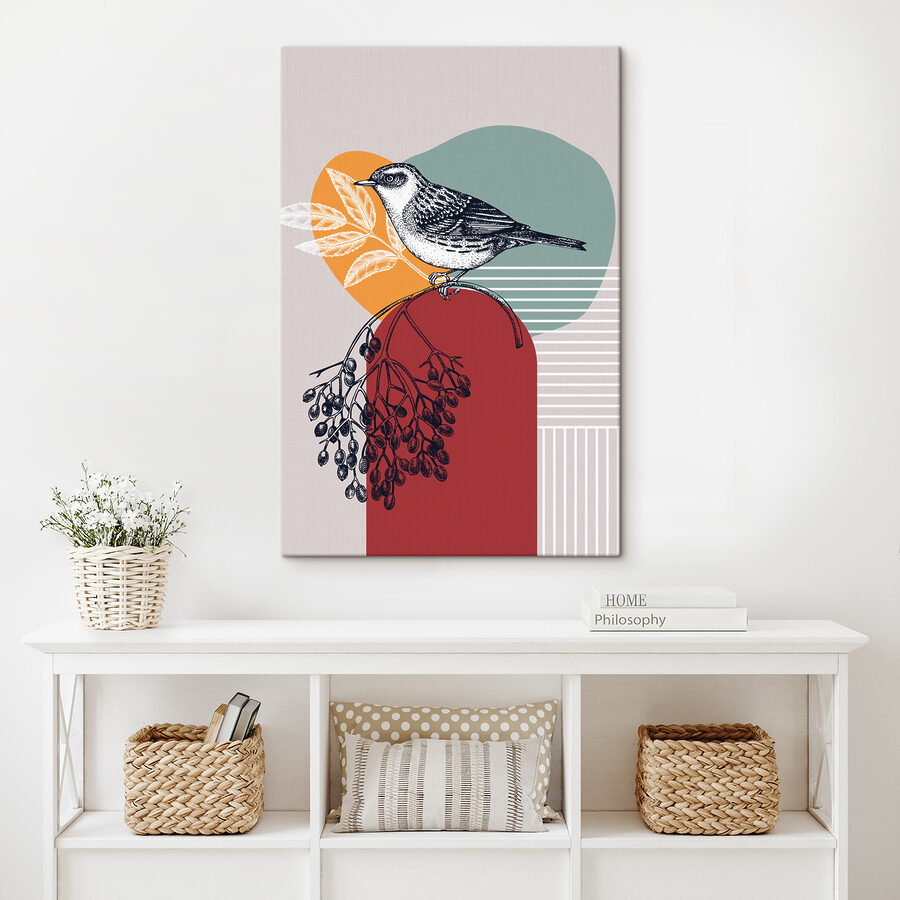 Un oiseau sur une branche