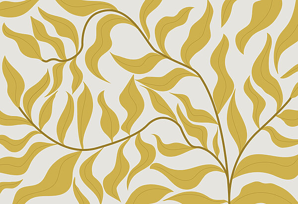 Feuilles jaunes sur fond blanc Feuilles jaunes sur fond blanc