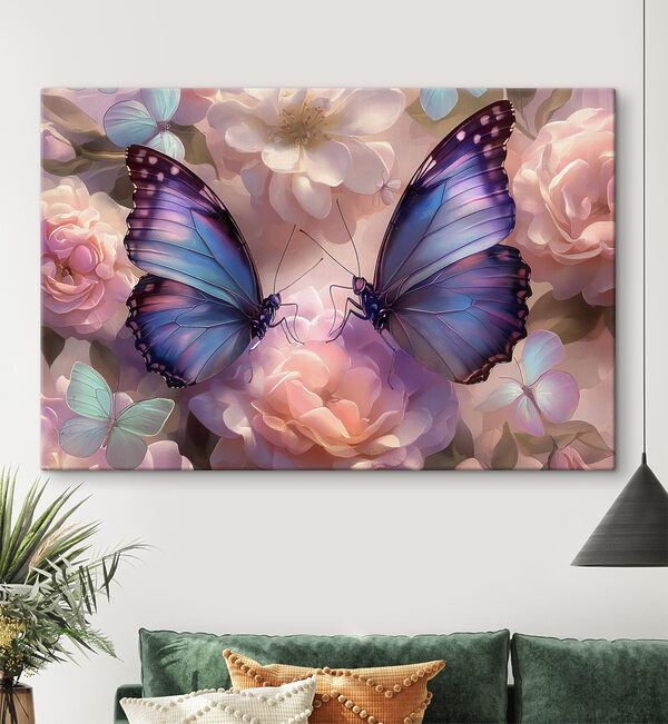 Deux papillons sur une fleur Deux papillons sur une fleur
