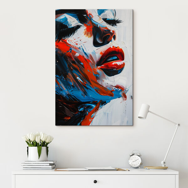 Peinture d'un visage de femme Peinture d'un visage de femme