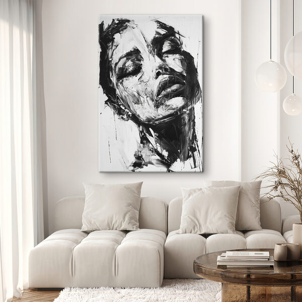 Peinture d'un visage de femme Peinture d'un visage de femme