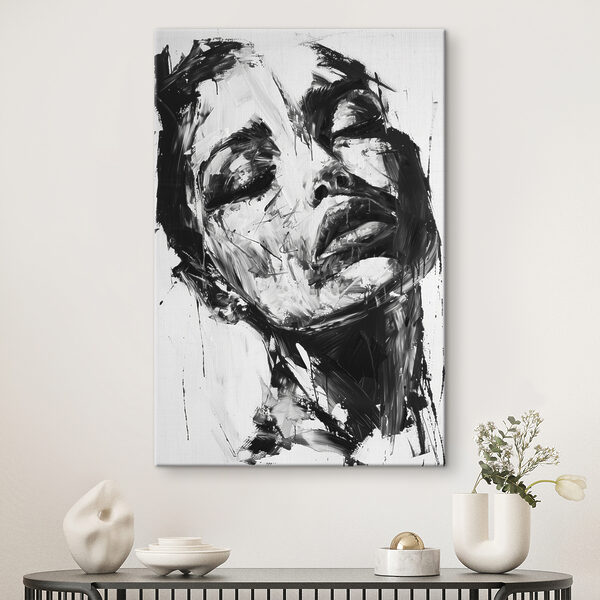Peinture d'un visage de femme Peinture d'un visage de femme