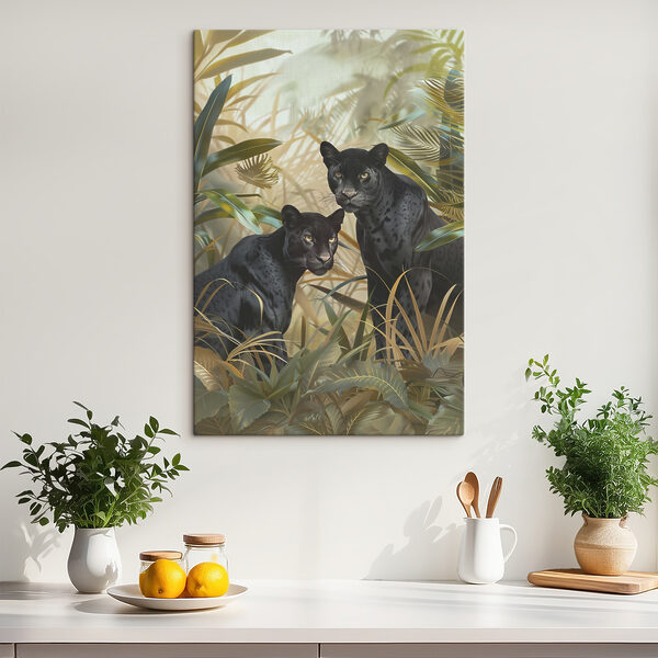 Deux tigres noirs dans la jungle Deux tigres noirs dans la jungle