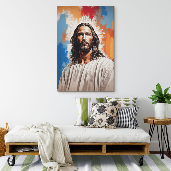 Peinture d'un homme aux cheveux longs Peinture d'un homme aux cheveux longs