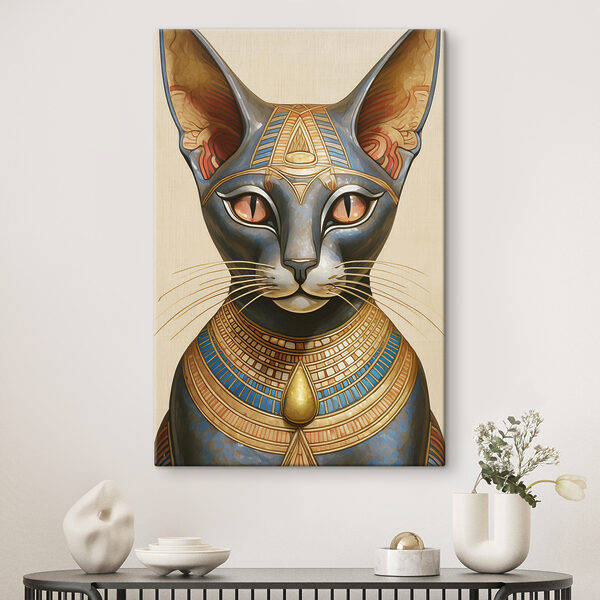 Majestueux chat égyptien en costume d'apparat Majestueux chat égyptien en costume d'apparat