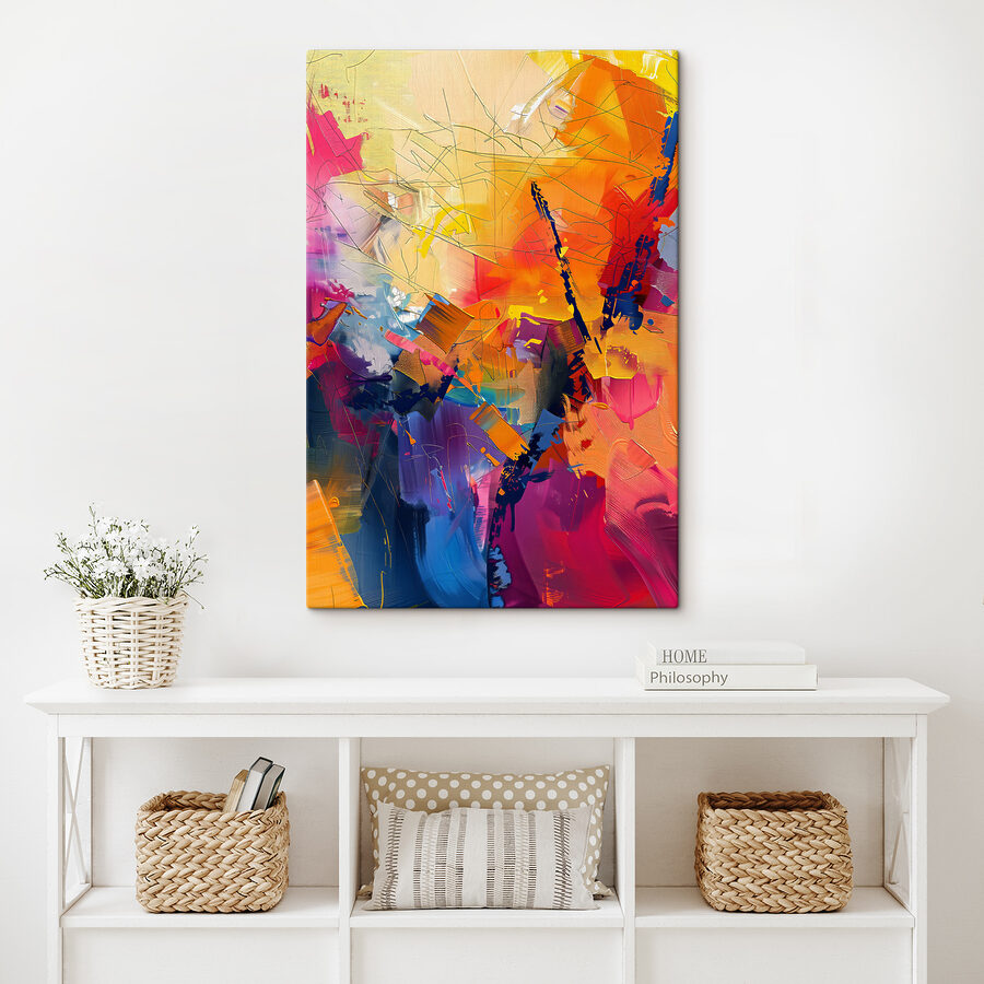 Un fond coloré avec différentes couleurs