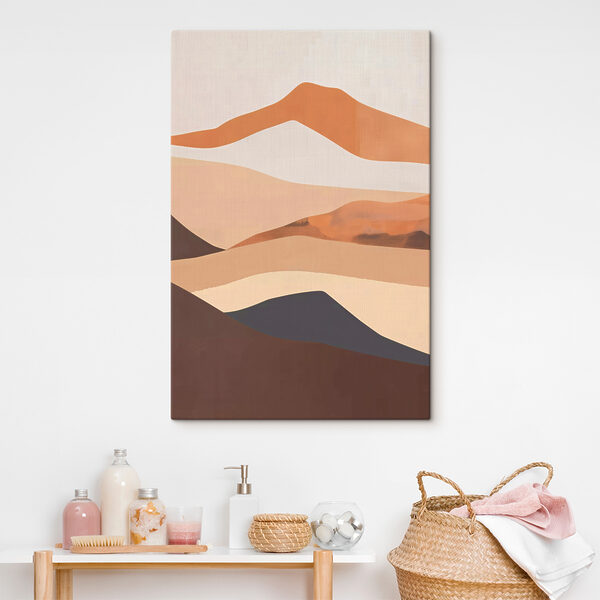Peinture d'un paysage désertique Peinture d'un paysage désertique
