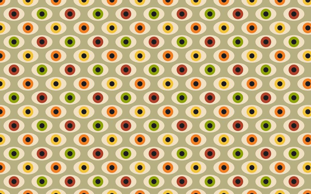 Un motif d'ovales colorés Un motif d'ovales colorés