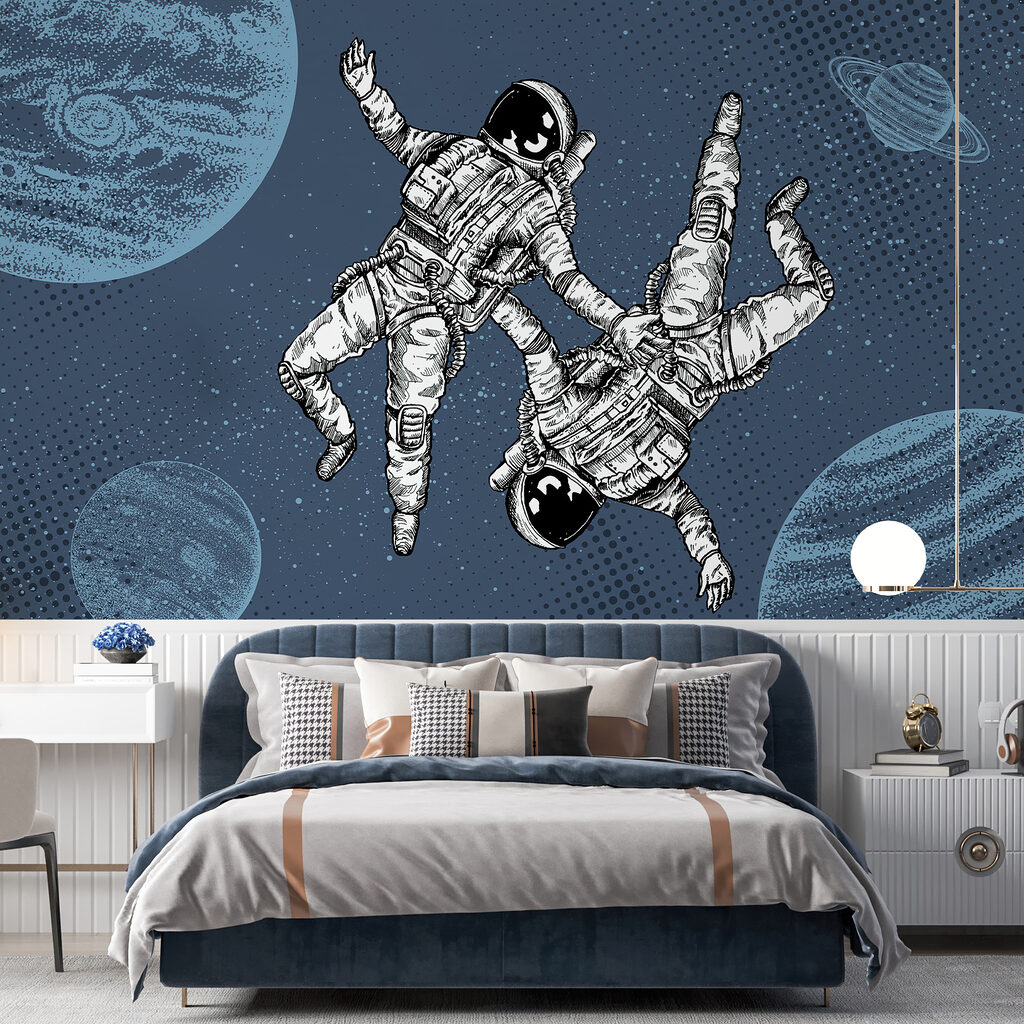 Deux astronautes flottant dans l'espace w00630v1pir1ms 1024x1024 - Deux astronautes flottant dans l'espace - tegory