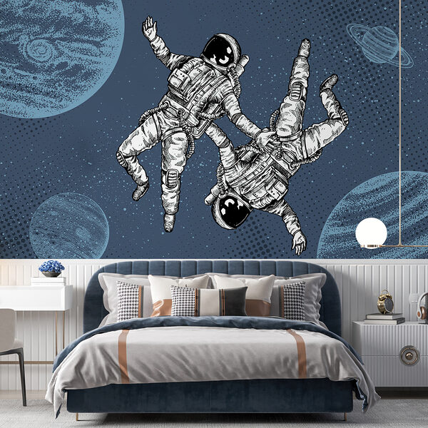 Deux astronautes flottant dans l'espace w00630v1pir1ms 600x600 - Deux astronautes flottant dans l'espace - tegory