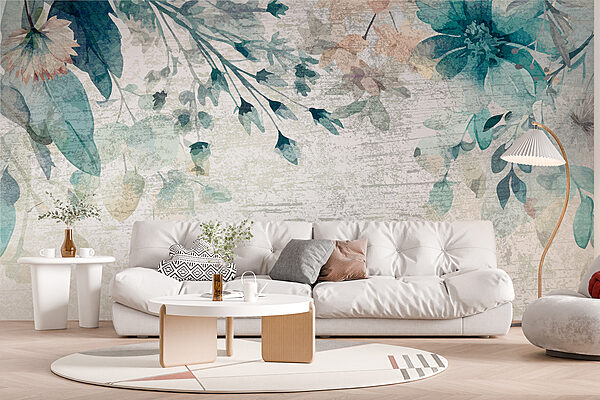 Une peinture de fleurs et de feuilles w00697pig35r 600x400 - Une peinture de fleurs et de feuilles - tegory