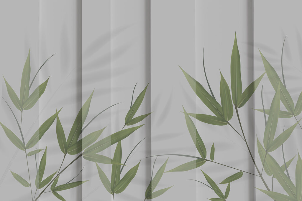 Une feuille verte sur une surface blanche Une feuille verte sur une surface blanche
