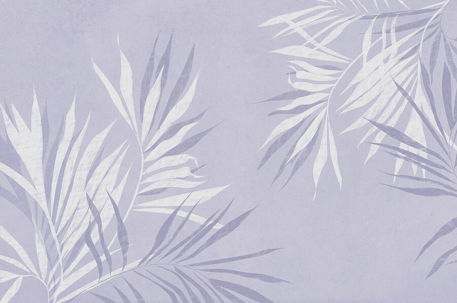 Une feuille blanche sur fond violet