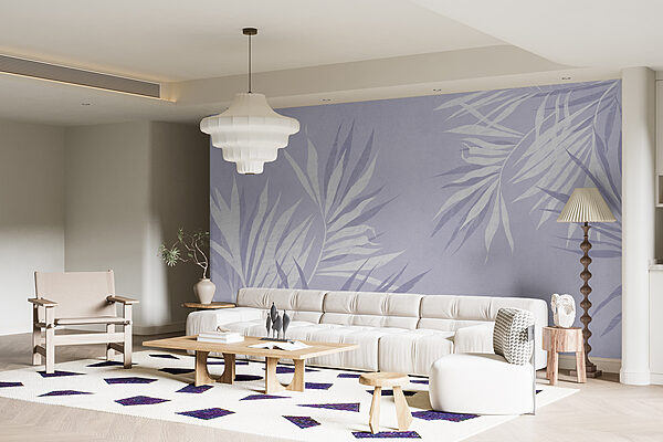 Une feuille blanche sur fond violet Une feuille blanche sur fond violet