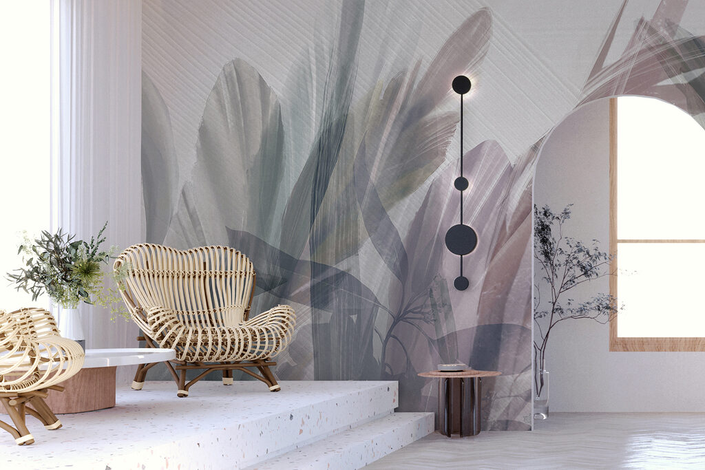 A close up of leaves