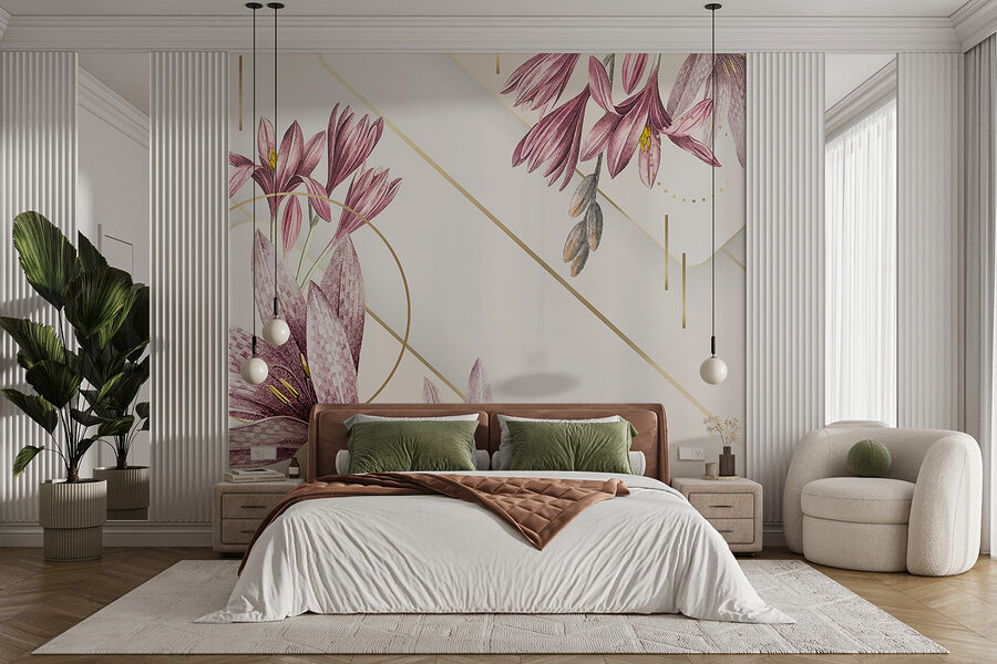 Élégantes fleurs de lilas, présentation artistique