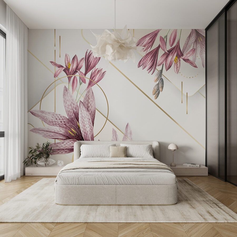 Élégantes fleurs de lilas, présentation artistique