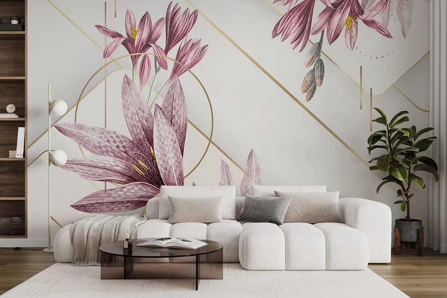 Élégantes fleurs de lilas, présentation artistique