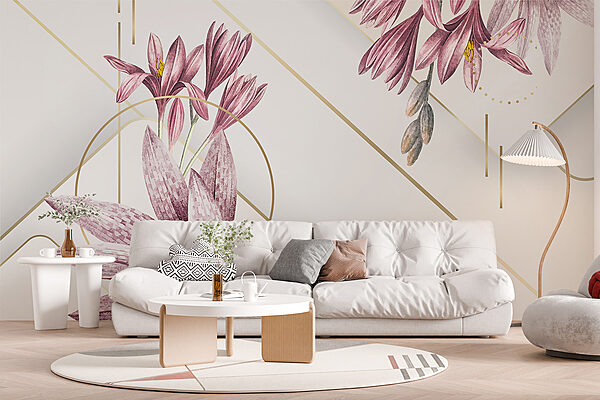 Élégantes fleurs de lilas, présentation artistique Élégantes fleurs de lilas, présentation artistique