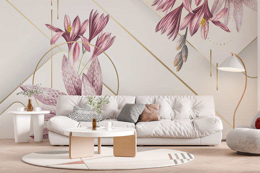 Élégantes fleurs de lilas, présentation artistique