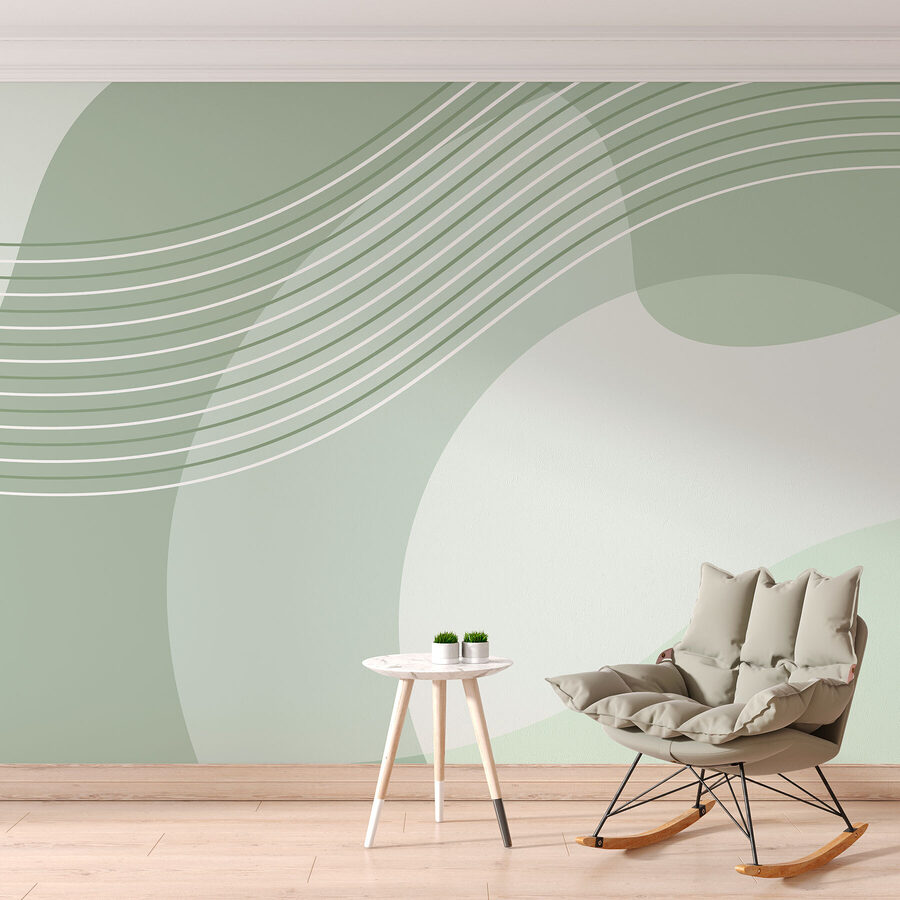 Un fond vert et blanc
