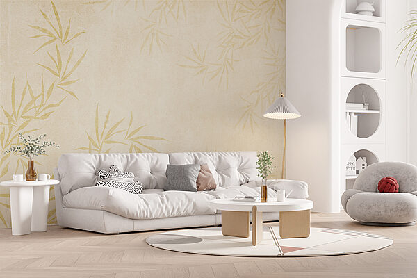 A white background with leaves A white background with leaves