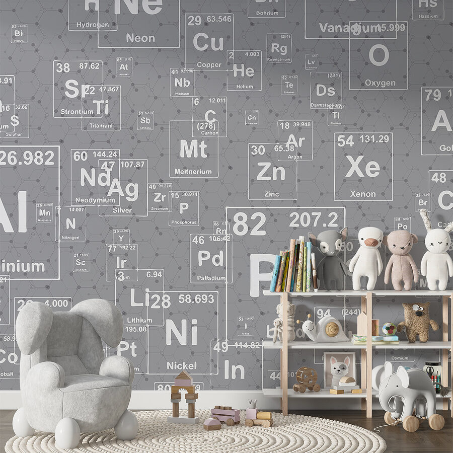 Un modèle d'éléments du tableau périodique